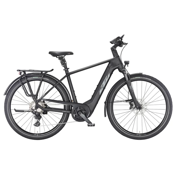 KTM Macina Style 730 férfi vázas elektromos túra kerékpár fekete színben