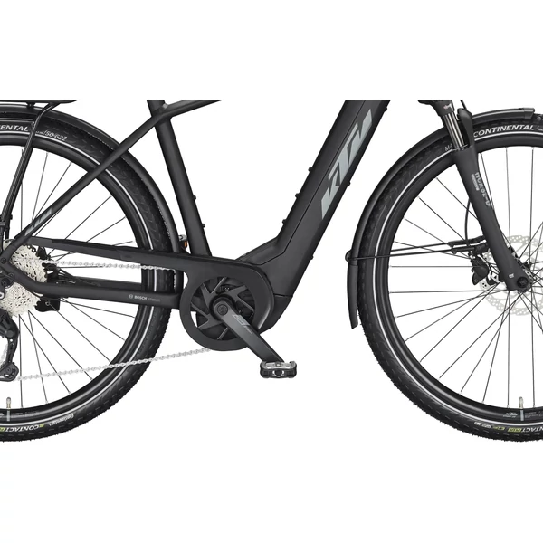 KTM Macina Tour CX 610 elektromos kerékpár férfi vázzal fekete színben