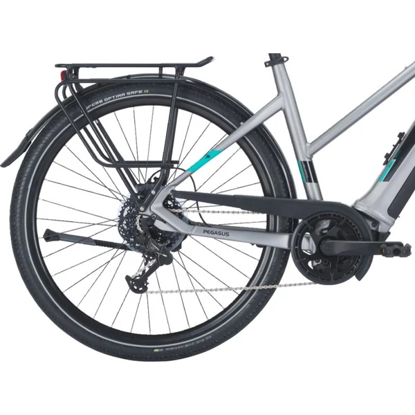 PEGASUS Evo CX elektromos kerékpár női vázzal szürke színben
