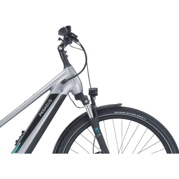 PEGASUS Evo CX elektromos kerékpár női vázzal szürke színben