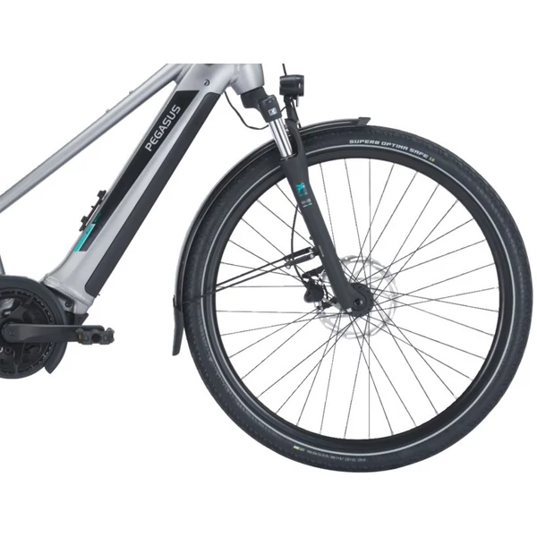 PEGASUS Evo CX elektromos kerékpár női vázzal szürke színben