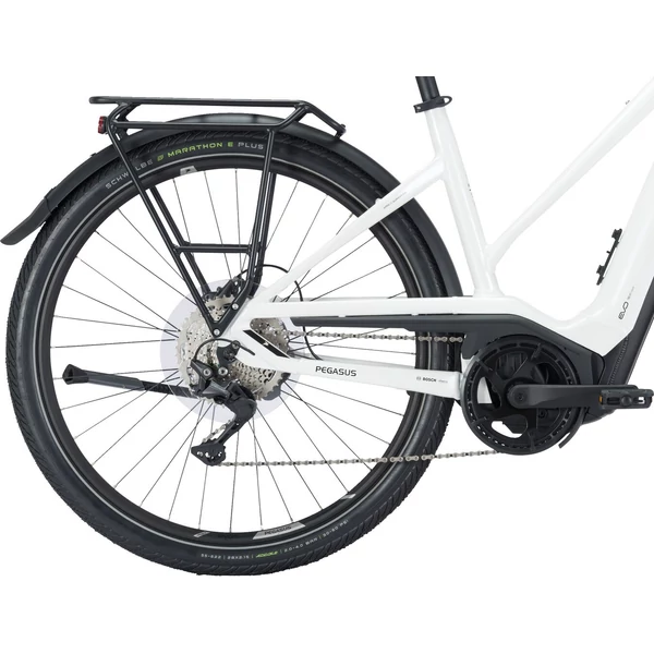 PEGASUS Premio Evo 10 Lite Comfort elektromos kerékpár női vázzal fehér színben