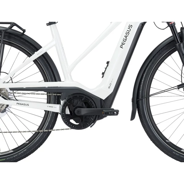 PEGASUS Premio Evo 10 Lite Comfort elektromos kerékpár női vázzal fehér színben