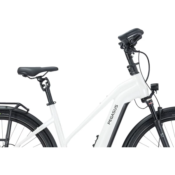 PEGASUS Premio Evo 10 Lite Comfort elektromos kerékpár női vázzal fehér színben