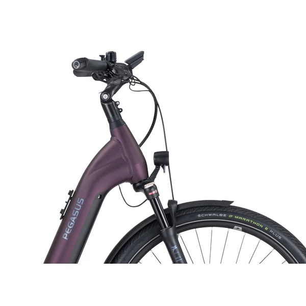 PEGASUS Premio Evo 11 Lite elektromos kerékpár komfort vázzal lila színben