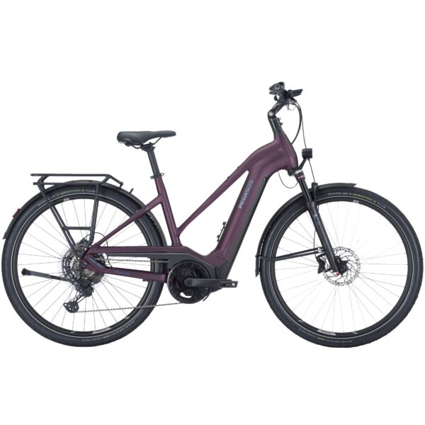 Pegasus Premio Evo 11 Lite elektromos kerékpár női vázzal, lila színben