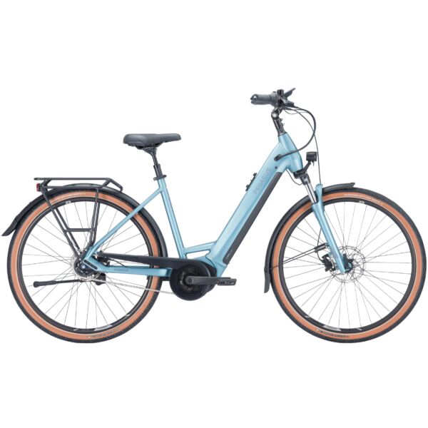Pegasus Premio Evo 5F elektromos kerékpár komfort vázzal kék színben