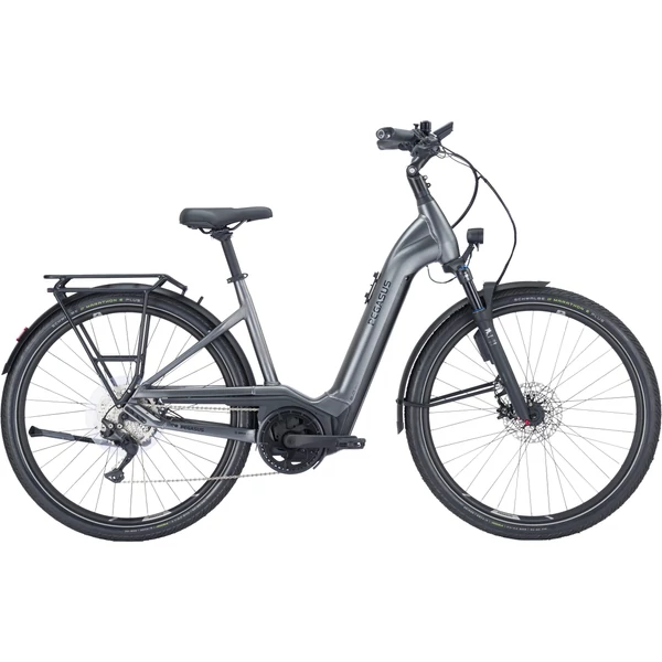 PEGASUS Premio Evo ABS elektromos kerékpár komfort vázzal króm fekete színben