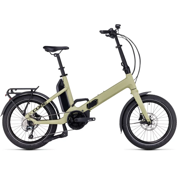 CUBE Fold Sport Hybrid 500 elektromos kerékpár (500Wh, green'n'black)