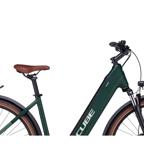 CUBE Touring Hybrid ONE 625 elektromos kerékpár (625Wh, darkgreen'n'green)