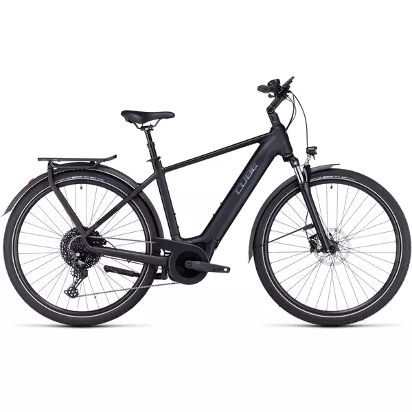 CUBE Touring Hybrid Pro 500 elektromos kerékpár (500Wh, black'n'metal)