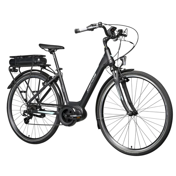 GEPIDA Crisia Altus 7 elektromos kerékpár (450Wh, fekete szín)