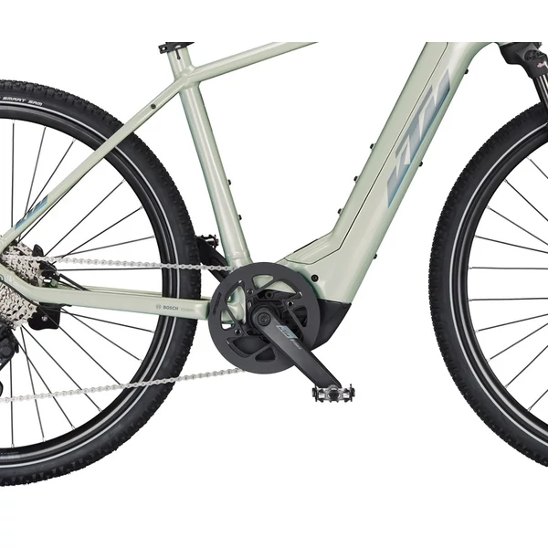 KTM Macina Cross 720 elektromos kerékpár (750Wh, dew silver)