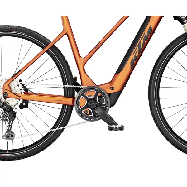 KTM Macina Cross SX Elite elektromos kerékpár (400Wh, burnt orange matt)