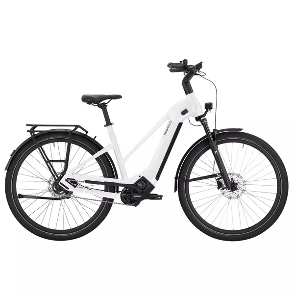 Pegasus Estremo Evo 9 Lite elektromos kerékpár női vázzal metallic off-white (fehér) színben