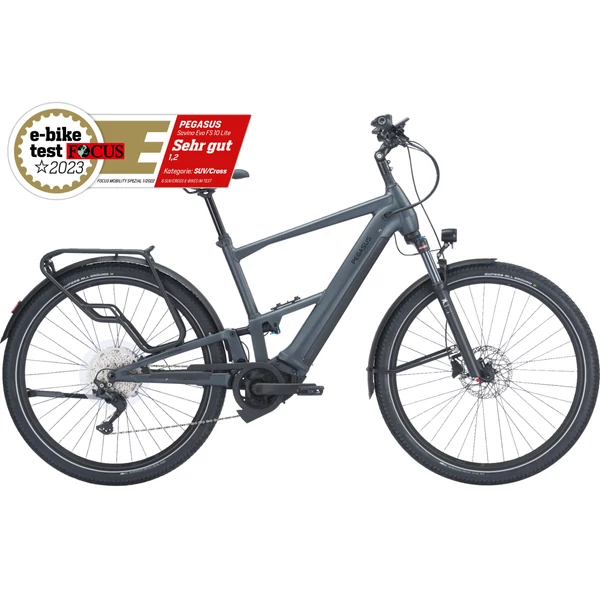 PEGASUS Savino Evo FS10 Lite elektromos kerékpár (750Wh, graphite matt)