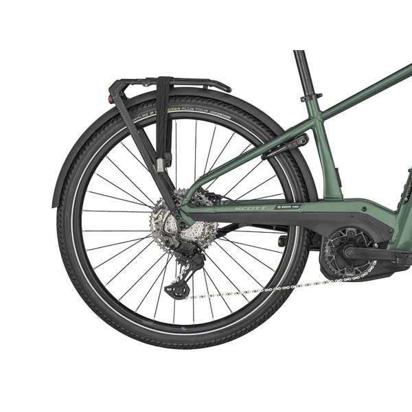 SCOTT Sub Sport eRIDE 10 Men elektromos kerékpár (750Wh, zöld szín)
