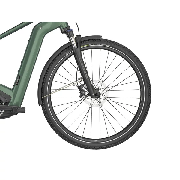 SCOTT Sub Sport eRIDE 10 Men elektromos kerékpár (750Wh, zöld szín)