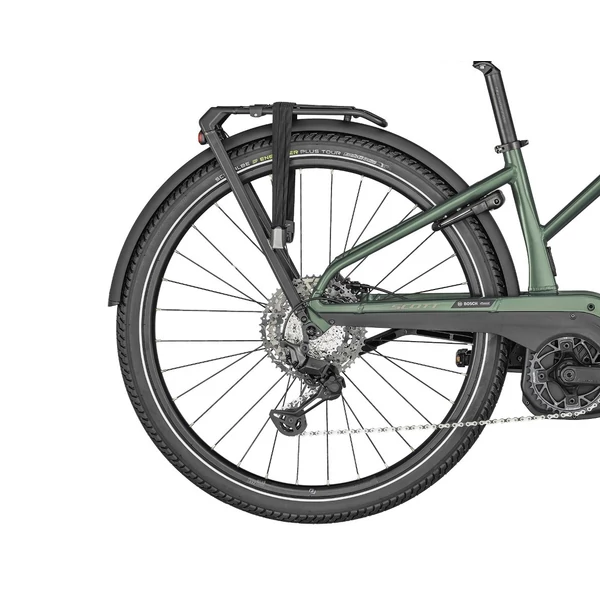 SCOTT Sub Sport eRIDE 10 Lady elektromos kerékpár (750Wh, zöld szín)