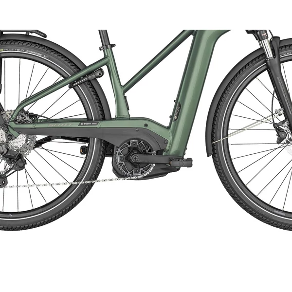 SCOTT Sub Sport eRIDE 10 Lady elektromos kerékpár (750Wh, zöld szín)