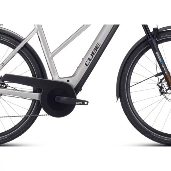 CUBE Kathmandu Hybrid 45 750 elektromos kerékpár női vázzal szürke színben