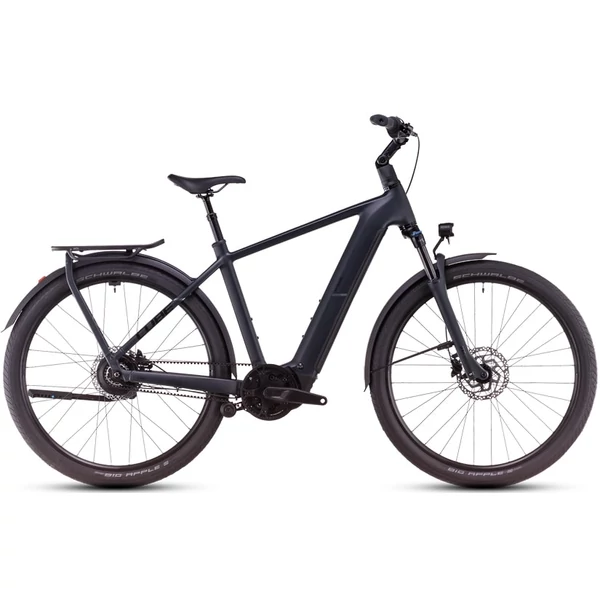 Cube Kathmandu Hybrid Comfort Pro 800 elektromos kerékpár férfi vázzal sötétszürke színben