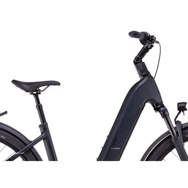 Cube Kathmandu Hybrid Comfort Pro 800 elektromos kerékpár, komfort vázzal 800Wh, sötétszürke színben