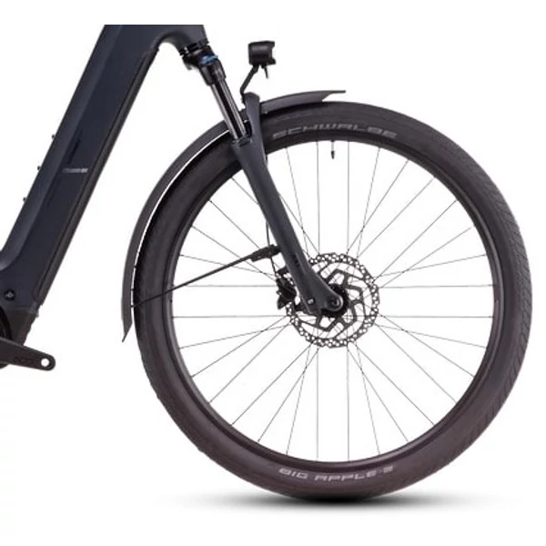 Cube Kathmandu Hybrid Comfort Pro 800 elektromos kerékpár, komfort vázzal 800Wh, sötétszürke színben