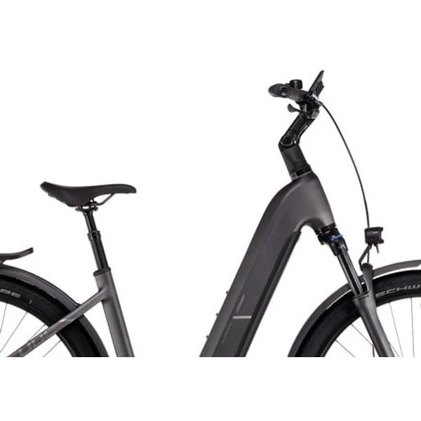 CUBE Kathmandu Hybrid Pro 800 elektromos kerékpár férfi vázzal szürke színben