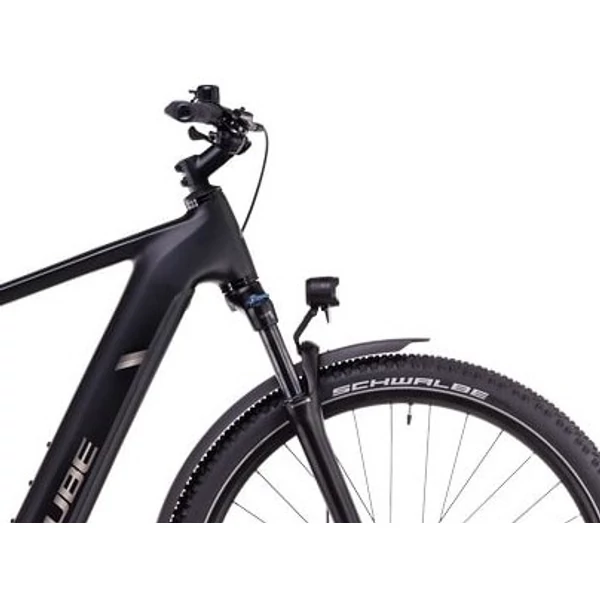 CUBE Nuride Hybrid Pro 600 Allroad elektromos kerékpár férfi vázzal fekete színben