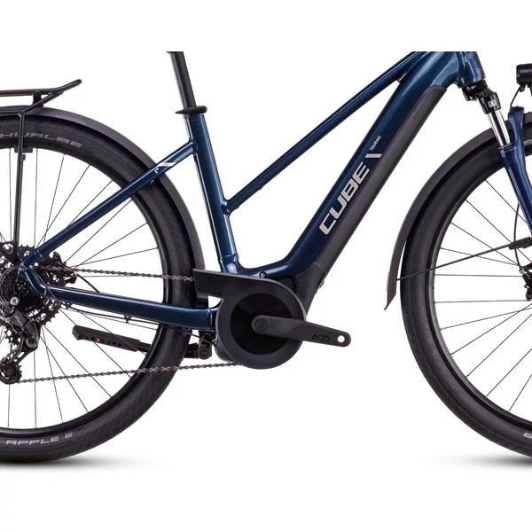 CUBE Touring Hybrid ONE 500 elektromos kerékpár (500Wh, deepsea'n'chrome)
