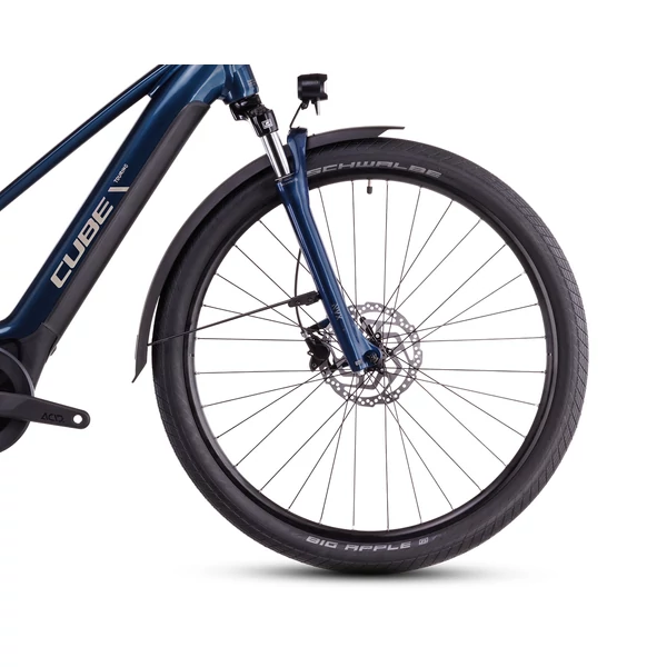 CUBE Touring Hybrid ONE 500 elektromos kerékpár (500Wh, deepsea'n'chrome)