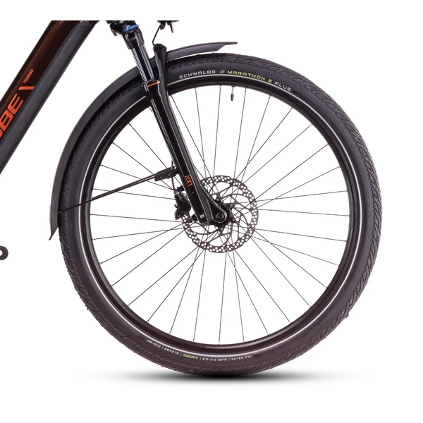 CUBE Touring Hybrid Pro 625 elektromos kerékpár (625Wh, cinnamon'n'orange)
