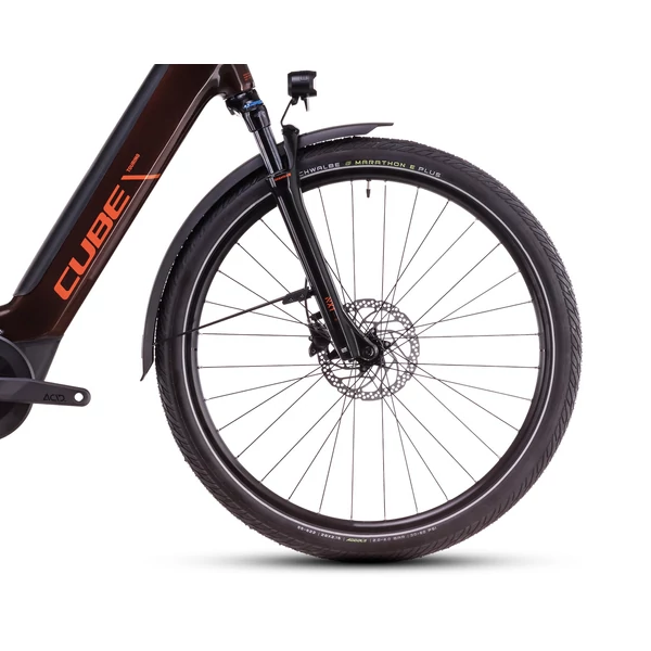 CUBE Touring Hybrid Pro 625 elektromos kerékpár (625Wh, cinnamon'n'orange)