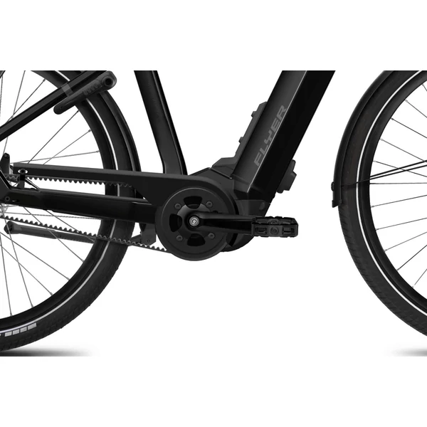 FLYER Upstreet 7.23 HS elektromos kerékpár (750Wh, pearl black gloss) - 45 km/h