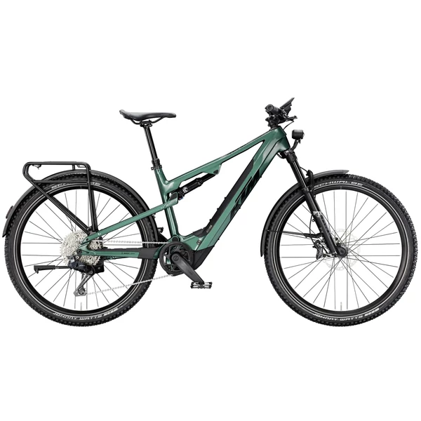 KTM Macina Chacana 891 LFC elektromos fully mountain bike zöld színben