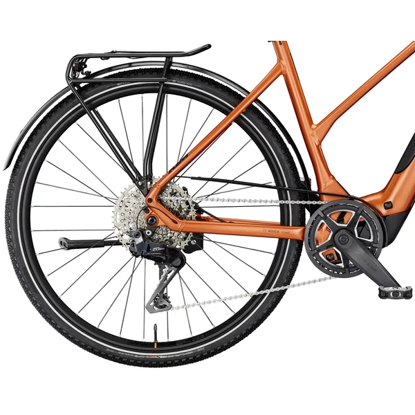 Macina Sport SX 10 elektromos kerékpár narancs színben női vázzal