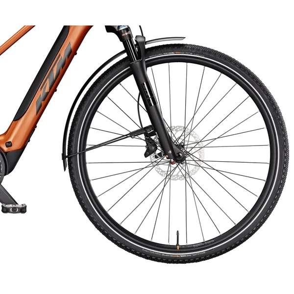 Macina Sport SX 10 elektromos kerékpár narancs színben női vázzal