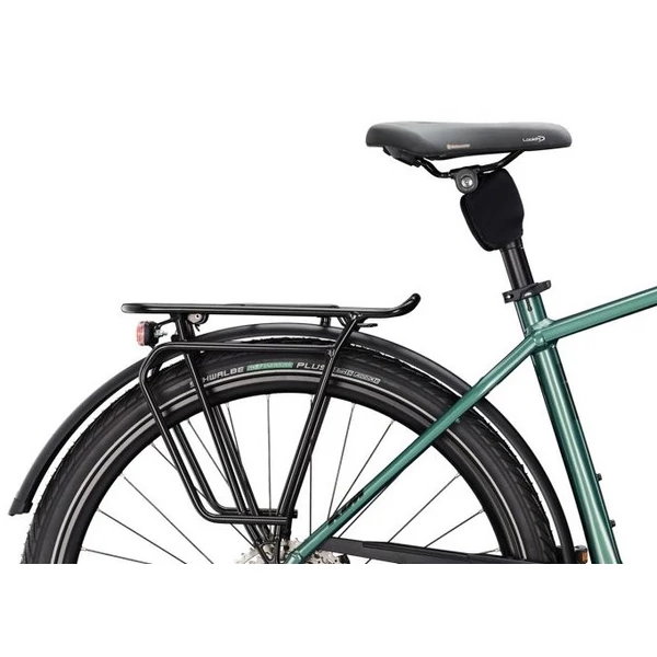 KTM Macina Style 820 elektromos kerékpár zöld színben férfi vázzal