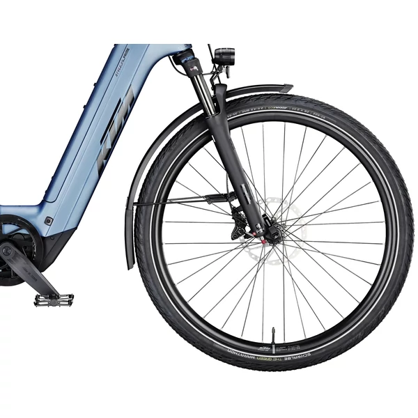 KTM Macina Style FS Prime elektromos kerékpár komfort vázzal kék színben