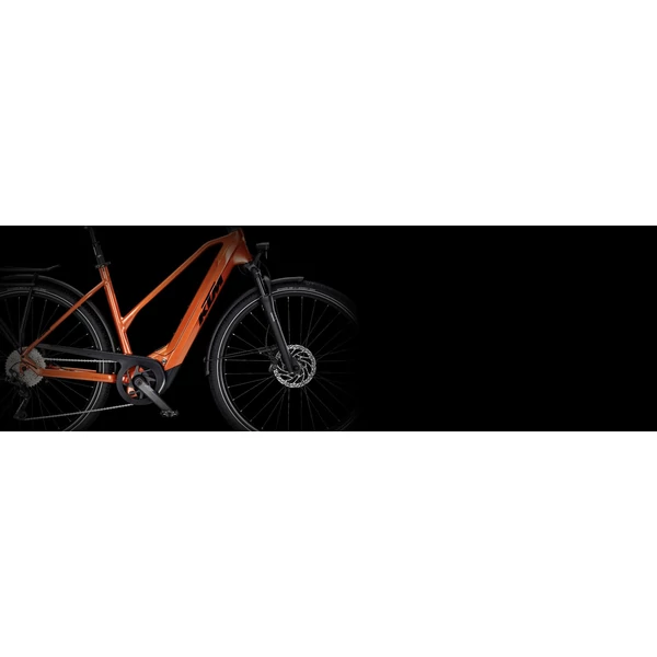 KTM Macina Tour CX 830 elektromos kerékpár női vázzal narancs színben