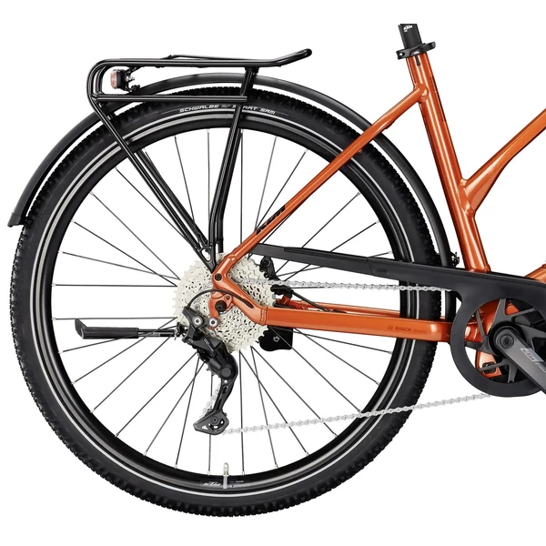 KTM Macina Tour CX 830 elektromos kerékpár női vázzal narancs színben