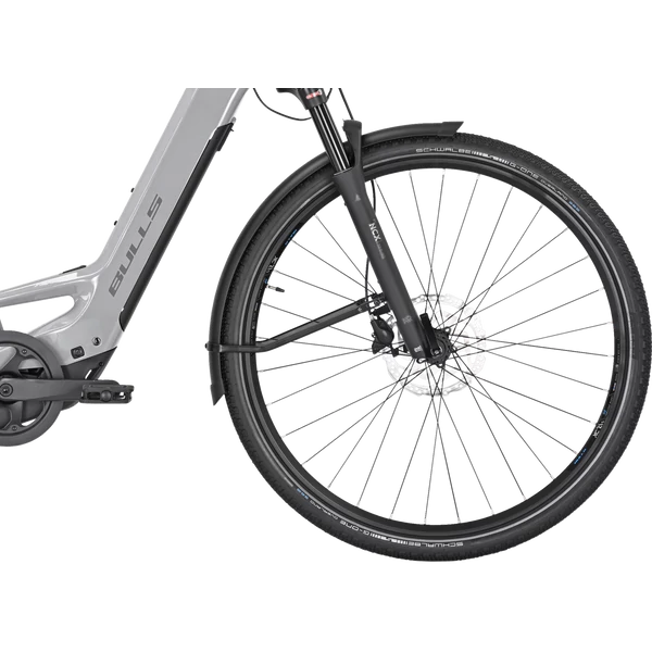 BULLS Cross Lite Evo SX 1 elektromos kerékpár komfort vázzal szürke színben