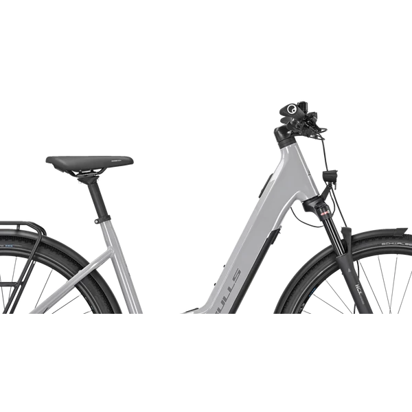 BULLS Cross Lite Evo SX 1 elektromos kerékpár komfort vázzal szürke színben