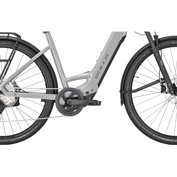 BULLS Cross Lite Evo SX 1 elektromos kerékpár komfort vázzal szürke színben