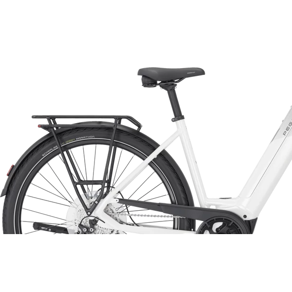 PEGASUS Premio Evo 10 elektromos kerékpár komfort vázzal fehér színben