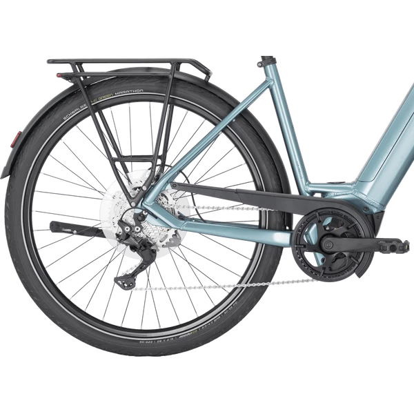 PEGASUS Premio Evo 10 elektromos kerékpár komfort vázzal kék színben