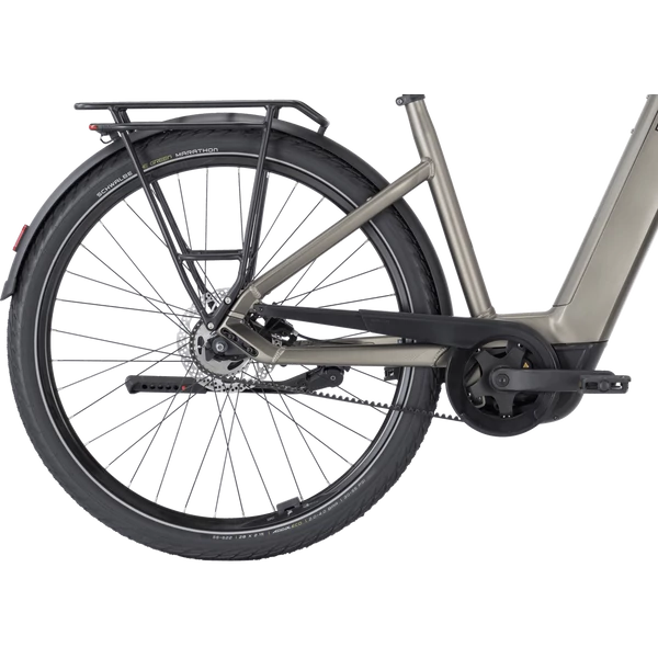 PEGASUS Premio Evo 5F Belt elektromos kerékpár komfort vázzal szürke színben