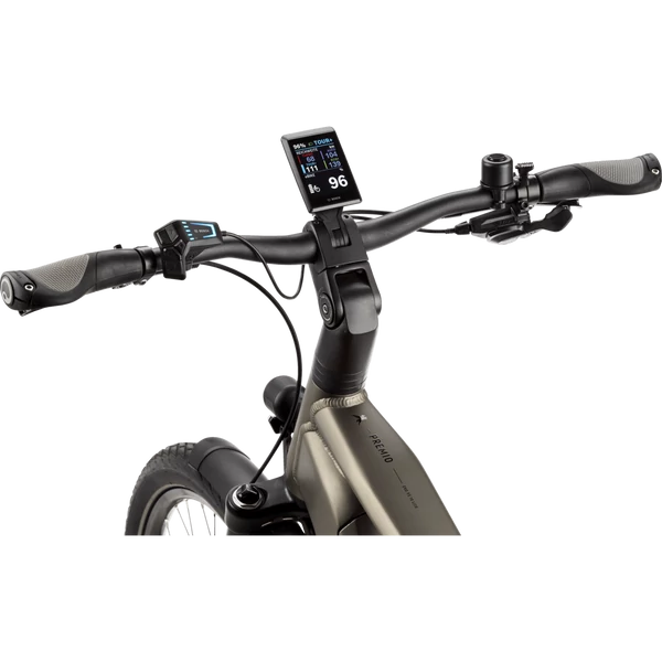 Pegasus Premio Evo FS 10 Lite elektromos kerékpár férfi vázzal szürke színben