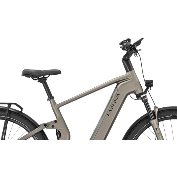 Pegasus Premio Evo FS 10 Lite elektromos kerékpár férfi vázzal szürke színben
